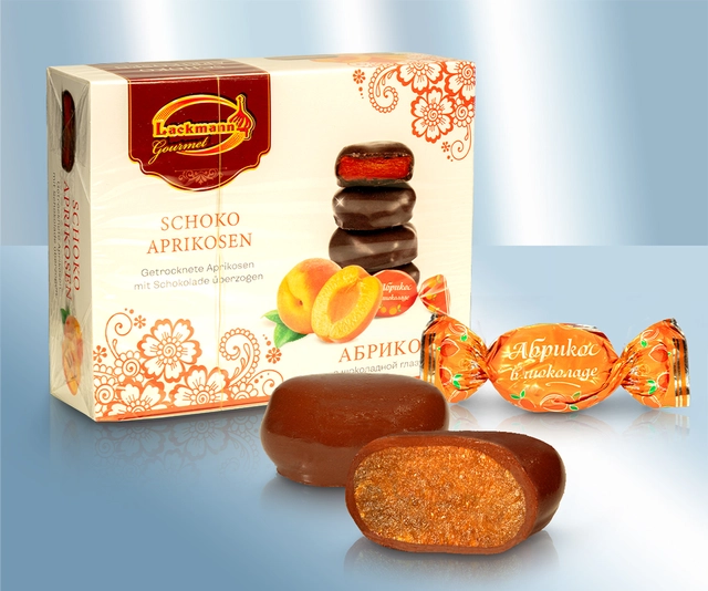 Getrocknete Aprikosen in Schokolade 3 Getrocknete Aprikosen in Schokolade