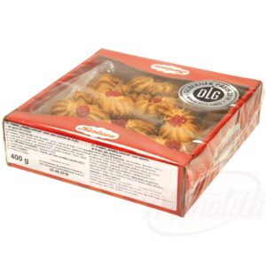 Mürbekekse "Sladkij veterok" mit fruchthaltiger Auflage- Kirschgeschmack